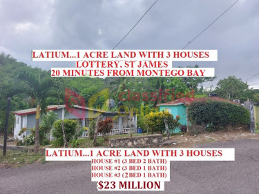 3 Bedroom FOR SALE ..1 ACRE IN LATIUM $23 MILLION