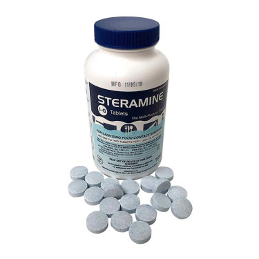 Steramine 1-G Food Safe Santizier Tablets Bulk 