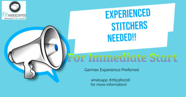Stitchers Wanted