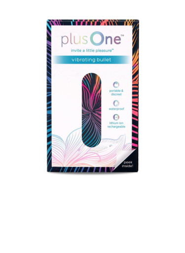 PlusOne Vibrating Bullet Soft Touch Massager,