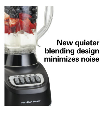 Hamilton Beach Smoothie Blender, 48 Oz. Jar, 12 Bl