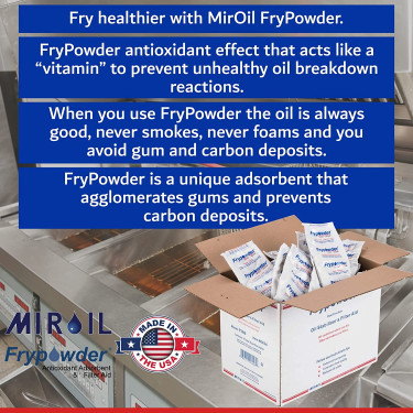 Miroil Frypowder P46C Oil Stabilizer/Filter Aid