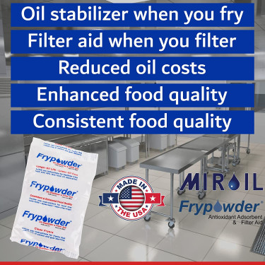 Miroil Frypowder P46C Oil Stabilizer/Filter Aid