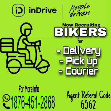 Bike Owners InDrive Is Looking For You 