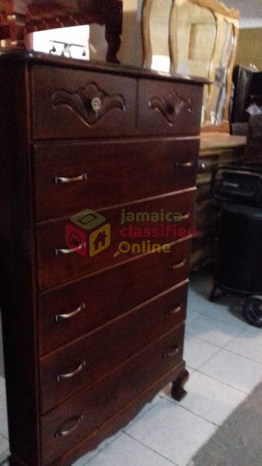Seven Draw Chest Of Drawers And Two Night Stand