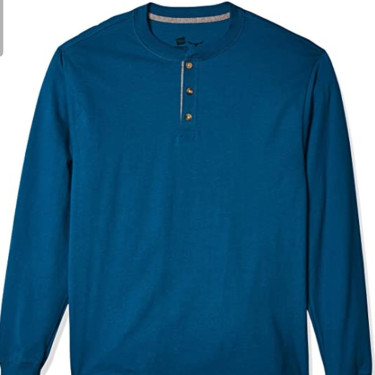 Men's Jerseys And Henley Long Sleeve Shirt (Large)