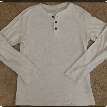Men's Jerseys And Henley Long Sleeve Shirt (Large)