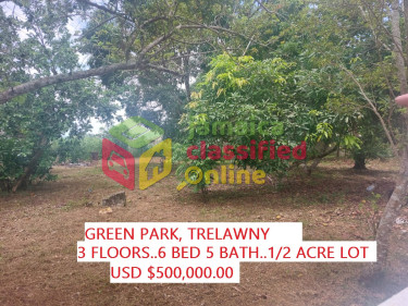 GREEN PARK 5 BEDROOM 5 BATH , TRELAWNY Houses GREEN PARK