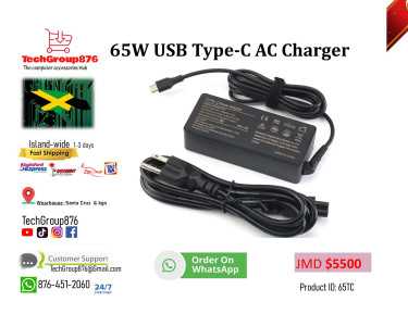 65W Type C Laptop Charger