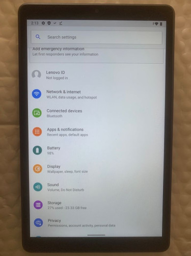 Lenovo Tab M8 Tablet With 32gb Storage And 2gb Ram