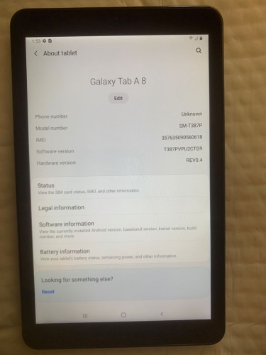 8” Samsung Galaxy Tab A With 32GB Storage And 2GB 