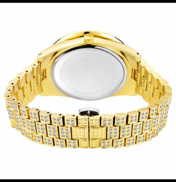 Red Rhinestone Watch Set