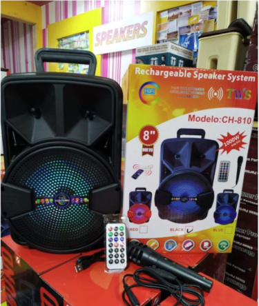 RECHARGEABLE SPEAKER SYSTEM CH-810 1000W