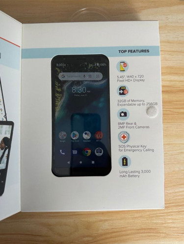 New In Box 4G LTE Unlocked 5.5” ZTE Avid Smartphon