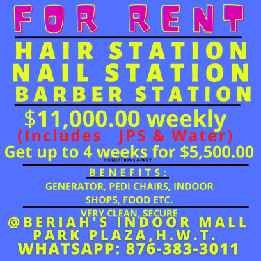 Hairdressing & Nail Tech Booth