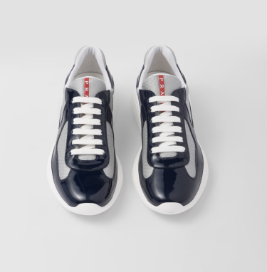 Prada America's Cup Sneakers  (Royal Blue/Silver)