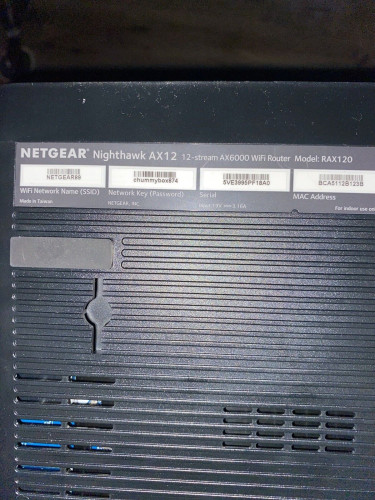 NETGEAR Nighthawk 12-Stream AX12 Wifi 6 Router 