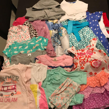 Assorted Girl Clothes & Shoes Age 2-10-48 Pieces