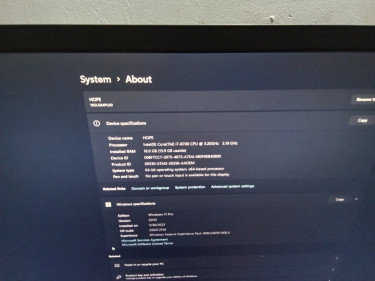 Lenovo Desktop PC With Monitors And Gamepads