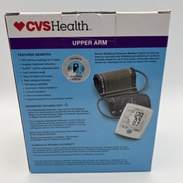 CVS Blood Pressure Monitor Series 400 (New)