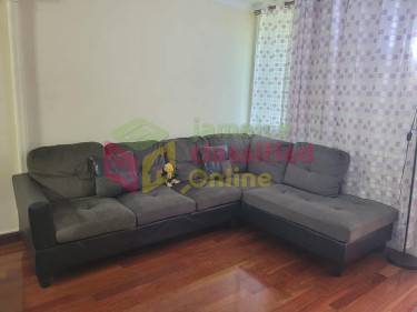 Almost New Sofa For Sale With Ottoman