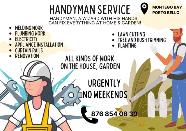 Any Work Around The House And Garden