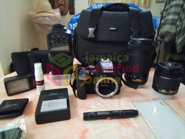 Nikon Camara D5600 (Lens & Flash)