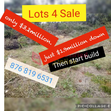 Cheap Lots For Sale: $1.9million Down,& StartBuild