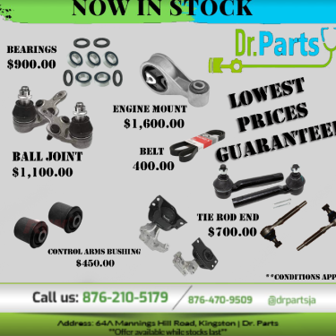 Auto Parts Now In Stock