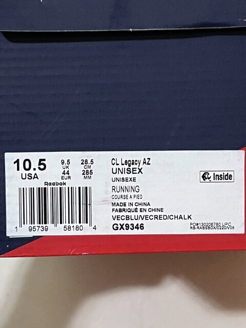 Reebok CL Legacy AZ SIZE 10 And A Half