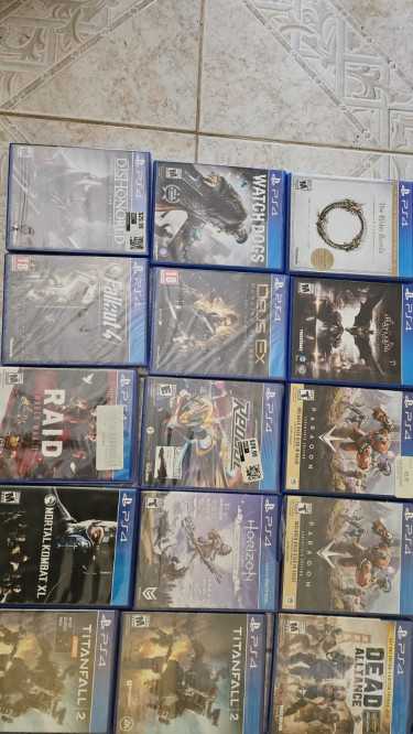 Brand New PS4 Games 