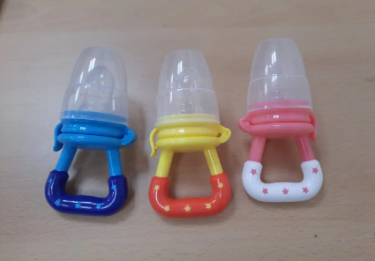 3 PCS Baby Food Feeder Silicone Nibbler Pacifier 