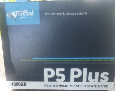 New Crucial P5 Plus 1TB PCle Gen4 3D NAND NVMe M.2
