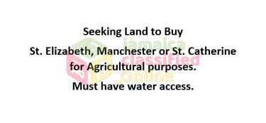 Offer Me Your Land To Buy Land Hills Of St. Elizabeth