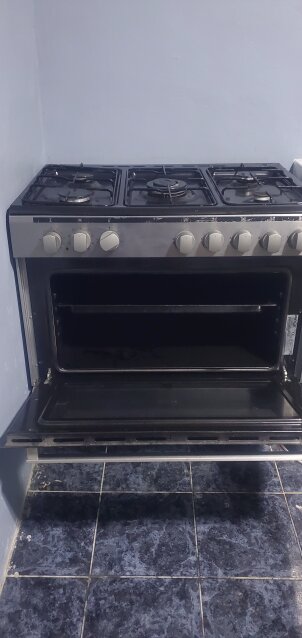 LOGIK  Dual Fuel Range Cooker – Stainless Steel