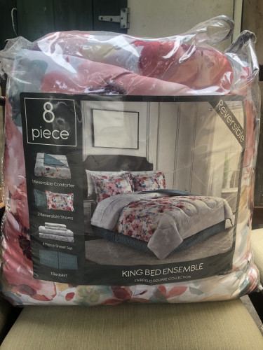 King Size Comforter & Sheet Set 8Pcs 