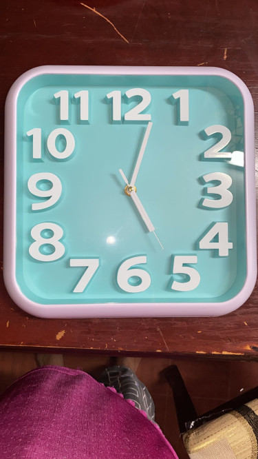 Wall Clock NonTicking Silent Wall Decorative Big#s
