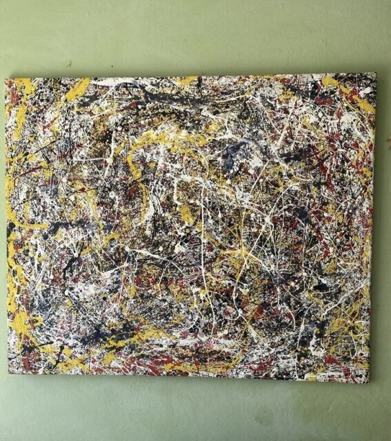 Original Abstract Oil Painting