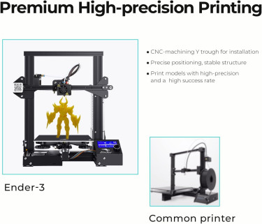 3D Printer - Creality Ender-3, Resume 220x220x250