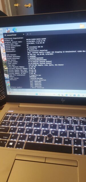 Sliver Hp Laptop