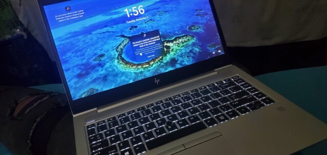 Sliver Hp Laptop