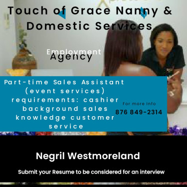 Part Time Sales Assistant 