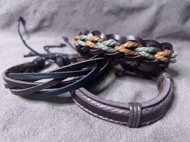 Leatherette Bracelets Single And Bundle Deals