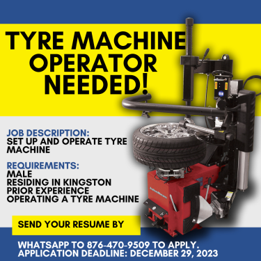 Hiring Tyre Machine Operator 