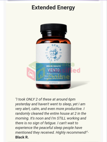 VIENTO (Brain Health) (Dr. Sebi) 90 Capsules