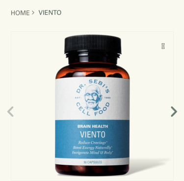 VIENTO (Brain Health) (Dr. Sebi) 90 Capsules