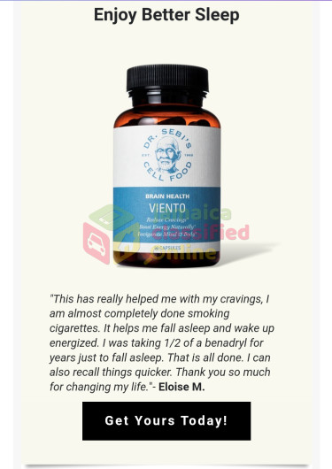 VIENTO (Brain Health) (Dr. Sebi) 90 Capsules