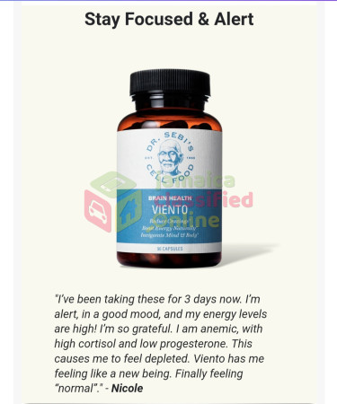 VIENTO (Brain Health) (Dr. Sebi) 90 Capsules