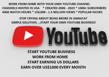 Buy YouTube USA Channel - Start Earn USA $$ 