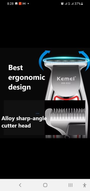 Kemei Hair Trimmer Electric Beard Trimmer